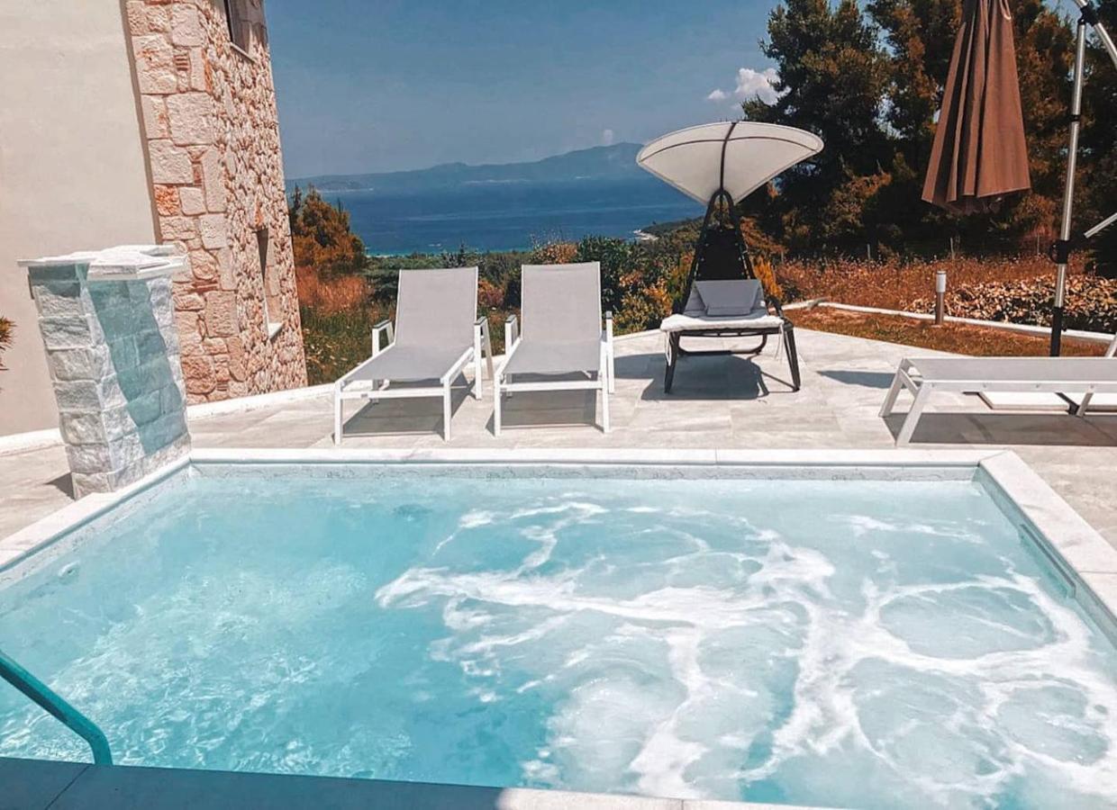 Earthy Boutique Luxurious House -Marble Luxury House Villa Paliouri Exterior photo