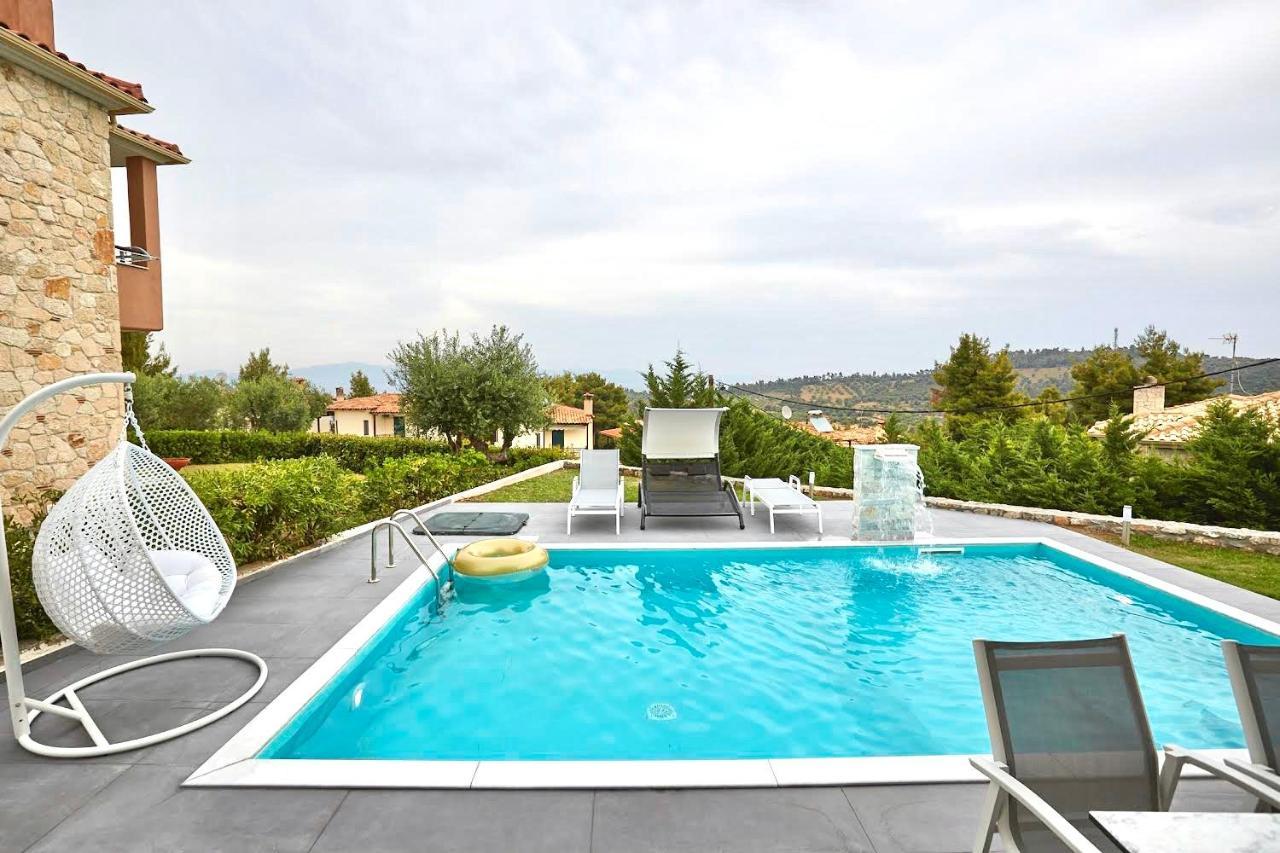 Earthy Boutique Luxurious House -Marble Luxury House Villa Paliouri Exterior photo